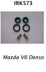 Injector Seal Kit Mazda V6 Plastic Denso GM - 2 Pack
