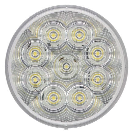Lumenx Reverse Light 4 Inch Round Grommet Mount 9 LED Multi-volt