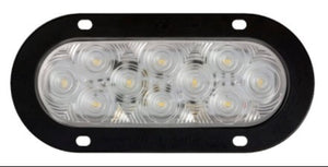 Lumenx Reverse Tail Light 6.5 Inch Flange Mount 10 LED Multi-volt