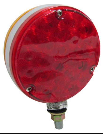 LED Turn/Marker Amber/Red 12v Round