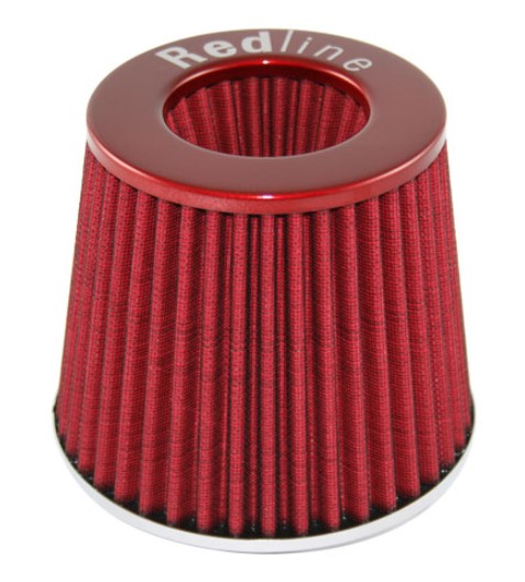 Air Filter Pod Conical 114mm Neck - Red
