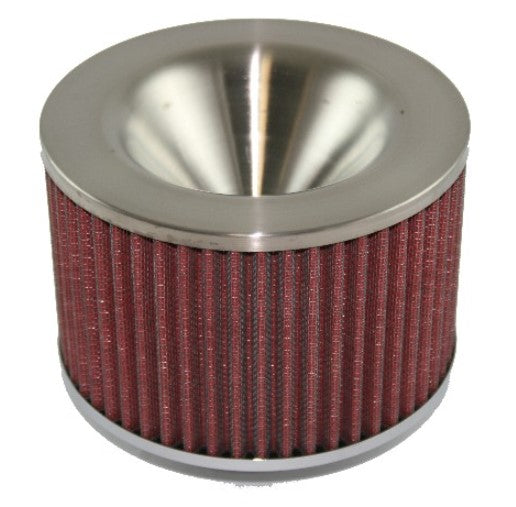 Air Filter Pod 76mm Neck - Stainless