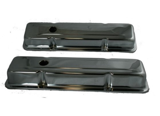 Chrome Steel Rocker Covers to suit Small Block Chev.