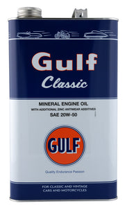 Gulf Classic 20W-50 5L Mineral Engine Oil