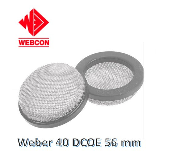 Mesh Filters 56mm suit Weber 40 DCOE - Pair