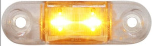 Amber Clear Lens LED Multi-volt 100cm Cable BT2 Plug
