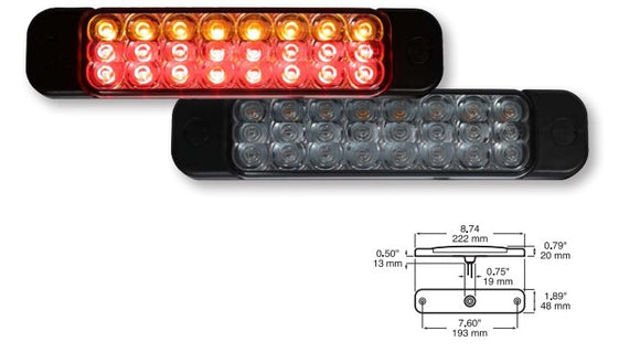 LED Combination Slimline New Version ECE & ADR Compliant - Multi-volt