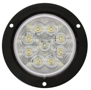 Lumenx Reverse Light 4 Inch Round Flange Mount 9 LED Multi-volt