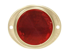 Reflector Red with Alloy Bracket Mount 76mm 2 Pack