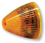 LED Beehive Light Amber 2 Inch Amber 12v