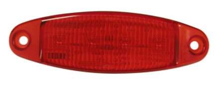 Piranha LED Red Outline Marker Multi-volt