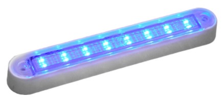 LED Strip Light Blue 16 LED MV 152mm x 25mm