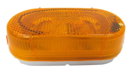 Clearance Lamp Amber with Reflector 12v