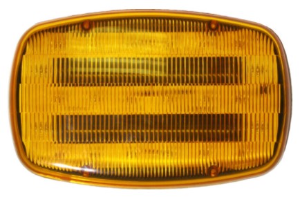 LED Hazard Light Amber Magnetic Base
