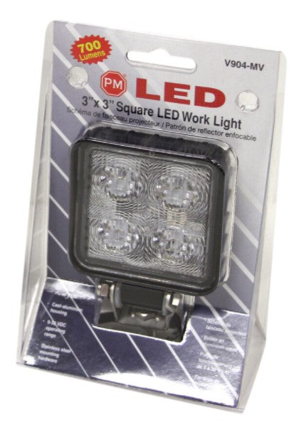 Worklamp LED Flood 75mm Square 800Lu 4 LED