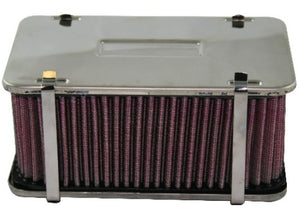 Air Filter 75mm high rectangular - Weber 45DCOE Cotton