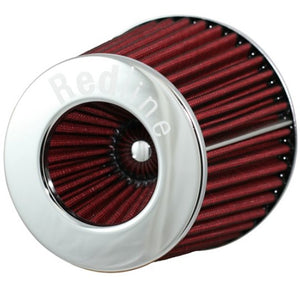 Air Filter Pod Conical 65mm Neck - Chrome